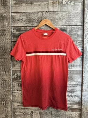 Camiseta Jack & Jones Core Roja Calce Ajustado Hombre Talla Pequeña Buen Estado Foto 1 de 4