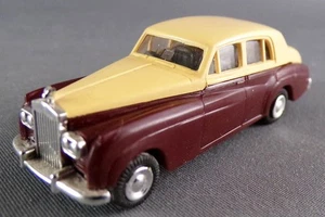 Busch 444XX Rolls-Royce Silver Cloud III Bordeaux & Crème Ho 1/87 sans Boite - Foto 1 di 5