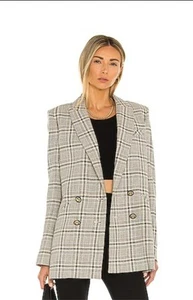 NWT Veronica Beard Oria Dickey Jacket Navy Ivory Size 4 Blazer RTP $695 Revolve - Picture 1 of 10