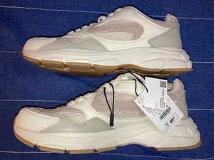 ZARA Z1B TRAINERS OFF WHITE WOMEN’S 10 EURO 41 NIB NWB - Picture 1 of 10