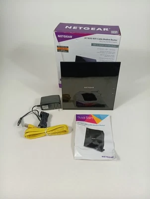 Combo de router Wi-Fi módem cable NETGEAR C6250 - 300 Mbps | CA 1600 velocidad Wi-Fi Foto 1 de 4