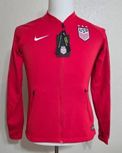 Nike USA Damen rot Dri-Fit Fußballjacke Gr. Small - Bild 1 von 11