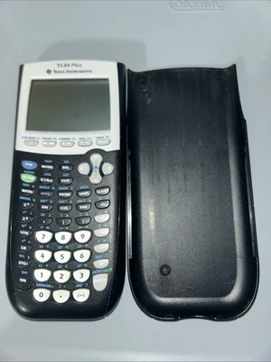 Texas Instruments TI-84 Plus Graphing Calculator Tested W/ Slip Cover Working - Image 1 of 4