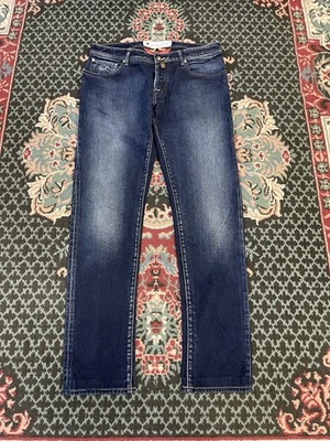 Jacob Cohen Dark Type 622 036/060 Limited Japanese Selvedge Denim Jeans Size 36 - Image 1 of 4