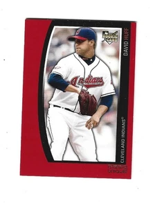 2009 Topps único rojo #198 David Huff/1199 Cleveland Indians - Imagen 1 de 2