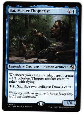 Sai, Master Thopterist 82 - NM - Commander: Aetherdrift  R - Image 1 of 2