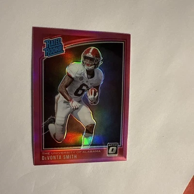 🍀Tarjeta de novato con clasificación óptica Devonta Smith Heisman SP Philadelphia Eagles 🦅 Foto 1 de 2