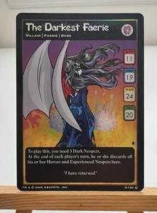 Neopets TCG The Darkest Faerie 5/150 Ulta Rare Holo - Picture 1 of 2
