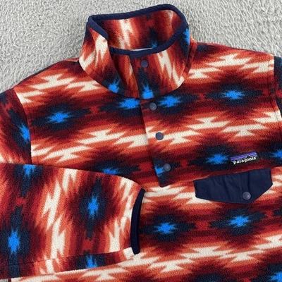 Pullover polar Patagonia Synchilla Snap T para mujer S desierto salvaje azteca suroeste Foto 1 de 4