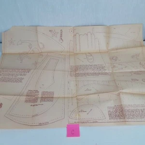 Bügelbild Transfer 30er-40er Jahre neu ungeschnitten Handschuhe Schürze Damen Accessoires - Bild 1 von 9