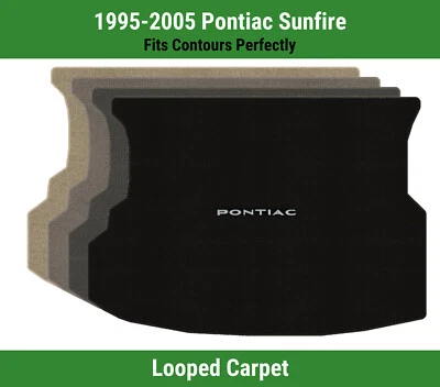 Alfombrilla de maletero Lloyd Loop para Sunfire '95-05 con Pontiac plateado sobre negro Foto 1 de 4