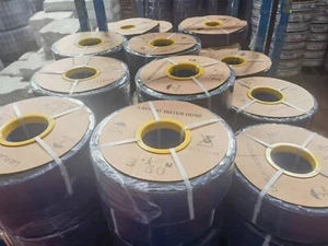 10m x 76mm Water Hose Irrigation PVC Blue Farm Field Watering 4-Bar 3" Orchard - Picture 1 of 24