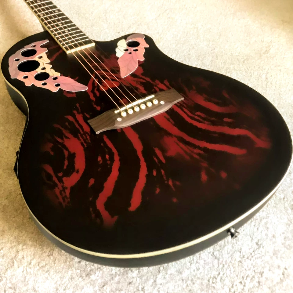 🎄¡ESPECIAL DE VACACIONES!🎄!O Guitarra Eléctrica Acústica Estilo + Estuche/Bolsa + Correa + Cable. Foto 1 de 4