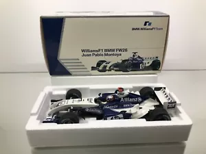 MINICHAMPS WILLIAMS BMW F1 FW26 TUSK NOSE #3 MONTOYA -1:18- GOOD IN BOX - Imagen 1 de 10