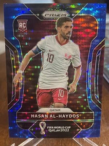 2022 Panini Prizm Fifa World Cup Hasan Al-Haydos Breakaway Blue Prizm SSP /49!! - Picture 1 of 2