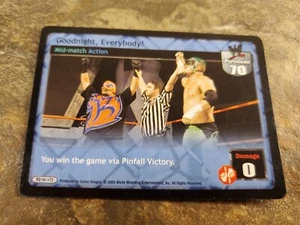 WWE WWF Raw Deal CCG - Goodnight Everybody - Rare - Picture 1 of 3