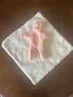 Rare Vtg Pink Blanket Plush Plastic Face Puppet Baby Doll