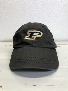 Purdue Boilermakers Sombrero Gorra Correa Trasera Para Hombres NCAA College Signatures Negro - Imagen 1 de 8