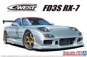 1:24 Maßstab Aoshima Mazda C-WEST FD3S RX-7 Modellbausatz - Bild 1 von 3