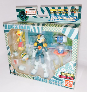 Figurine articulée style rockin BANDAI ROCKMAN Exe Mega Man SAITO Japon