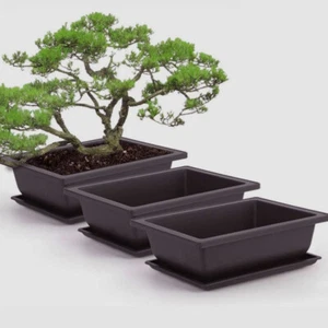 5 Pcs Rectangular Flower Pot Household Planter Succulent Garden Pots - Picture 1 of 12