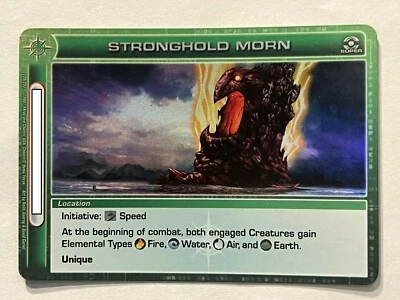 Chaotic 229/232 Stronghold Morn Super Rare Holo Foil Location Card - Image 1 of 2