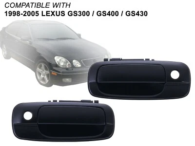 Manija de puerta para 1998-2005 GS300 GS400 GS430 exterior par delantero izquierdo y derecho Foto 1 de 4