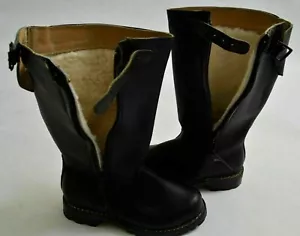 Original BW Pelzstiefel Marine Seestiefel,Bundeswehr,Lammfell Knobelbecher gebr. - Bild 1 von 2