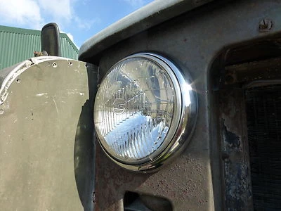 2x Ring/Rims Stainless Steel for Classic Vintage Lucas 7 Inch Headlight Headlamp - Image 1 of 3