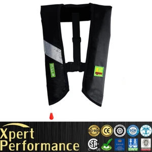 Adult Life Jacket M-33 Manual Inflatable PFD Universal Boating Swimming Vest - Picture 1 of 9