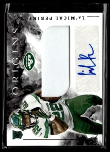 Camiseta deportiva automática de novato Panini Origins La'Mical Perine 2020 1 color de los New York Jets - Imagen 1 de 2