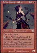 1x Light Play, English Regular Jeska, Warrior Adept Judgment