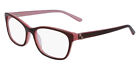 Genesis G5052 Eyeglasses Women Merlot Horn Rectangle 55Mm New 100% Authentic