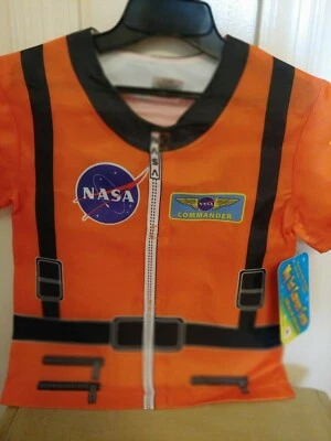 Disfraces de vestir para niños: NASA COMMANDER TOP edades: 13-36 meses ~ NUEVO Foto 1 de 4
