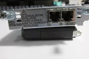 CISCO VIC3-2FXS/DID 2-Port High-Density FXS/DID Voice Fax Interface Card - Picture 1 of 5