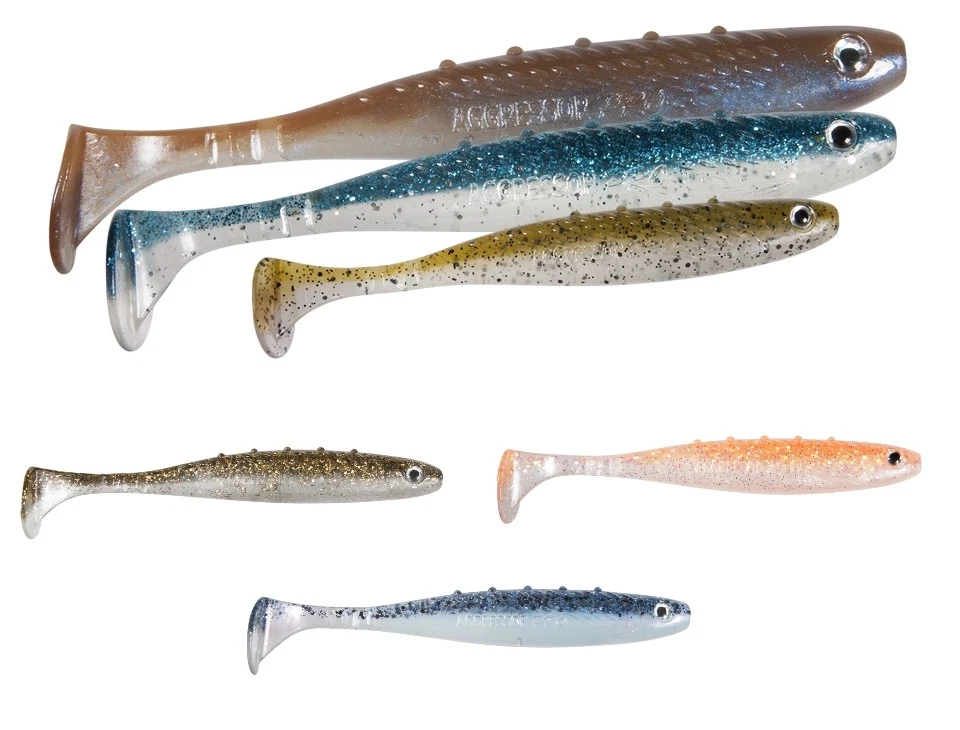 Dragon V-lures Aggressor Pro 10cm 5g 3 Piezas Cebo de Goma Pez de Goma COLORES