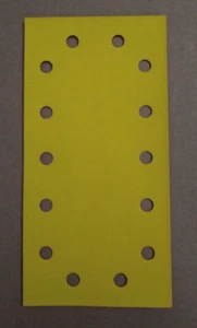 BOX OF 44 SIAFAST STRIPS 115mm x 228mm 14 HOLE SANDING SHEETS P 180 NEW READ - Picture 1 of 5