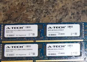 32GB A-TECH 16GB DDR3 PC3-12800 DIMM 1600MHz (2x16) - Picture 1 of 3