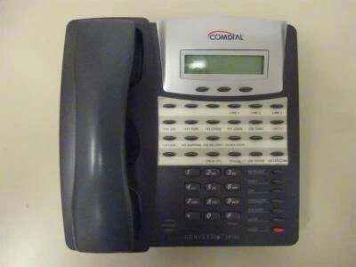 Comdial ConversIP EP100-24 Dark Grey 24 Button Digital Telephone with Speakerpho - Image 1 of 2