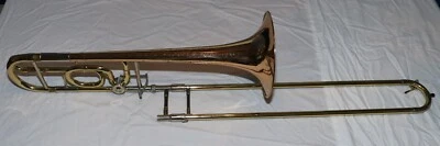 Тенор большого диаметра Conn 52H Artist Trombone, двойной диаметр 0,525–0,547, 8,7 дюйма колокол. - Изображение 1 из 4