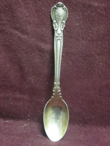 Sterling Gorham  CHANTILLY  DEMITASSE SPOON  4 1/8" 9g Mono AEH? Cover