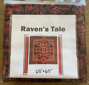 Raven’s Tale Red Totemic Quilt Kit 65” Sq By Ellen Ferguson 2000 emPress NEW - Picture 1 of 3