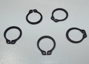 x5 1/5" .500 pulgadas anillo a presión de retención externa clip de acero negro SH-505ST PA - Imagen 1 de 14