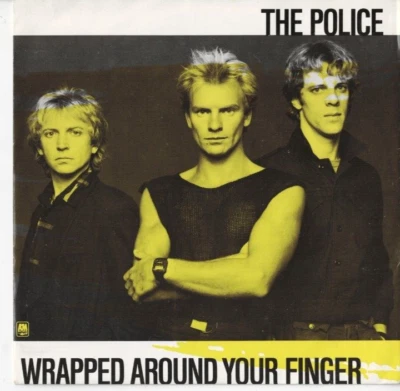 THE POLICE Wrapped Around Your Finger UK 7" VINYL w/PS 80s POP ROCK Sting - Image 1 of 2