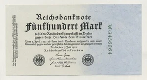 Billete de banco Alemania 500000 Mark 7-7-1922 Pick 74.c XF++ en circulación - Imagen 1 de 2