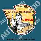THANKS FOR THE TIP KOMBI Decal Sticker Vintage Americana Rat Rod Hot Rod Decals