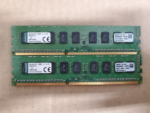 LOT OF 2 KINGSTON 8GB (2X8GB) DDR3 DESKTOP RAM MEMORY (MM194)
