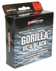 Tubertini Gorilla UC-4 corda nera | corda da pesca monofilo 350 m 0,12-0,35 mm FTM - Foto 1 di 12