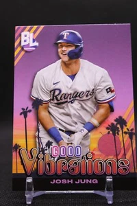 Josh Jung #GV-19 Topps Big League Good Vibrations Texas Rangers - Picture 1 of 2