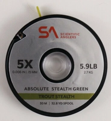 Scientific Anglers Absolute Trout Stealth Tippet - All Sizes - FREE SHIP OPTION - Image 1 of 2